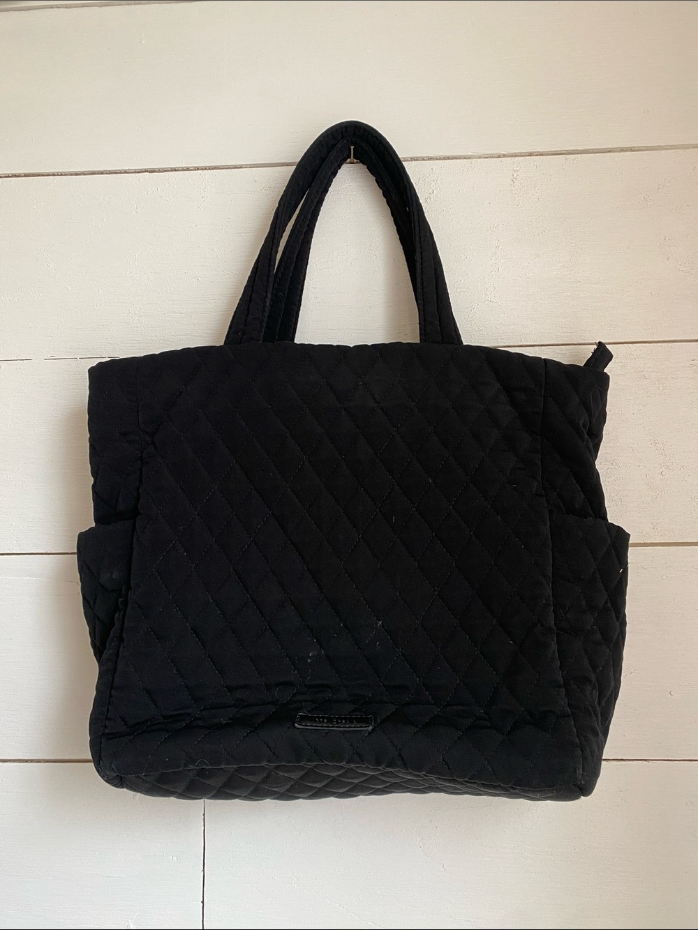 Vera Bradley Black Quilted Tote